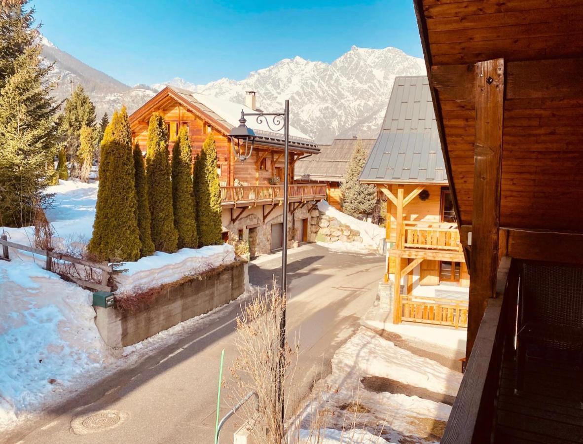 Chalet Marcel Puy-Saint-Vincent Pieds Des Pistes Villa Exterior foto