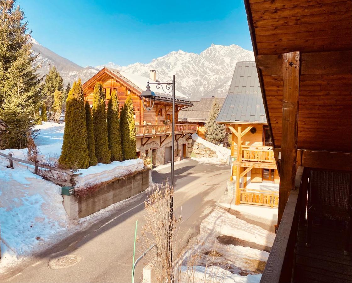 Chalet Marcel Puy-Saint-Vincent Pieds Des Pistes Villa Exterior foto
